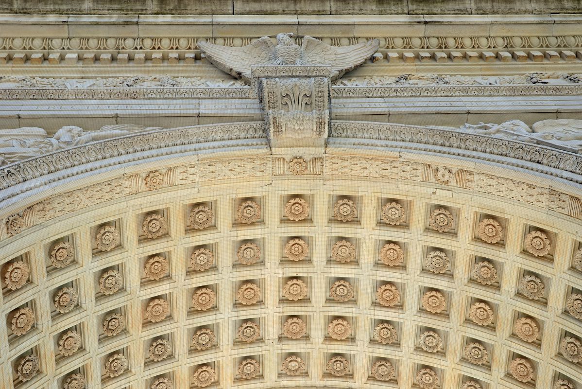 14-2 Eagles And Ceiling Of Washington Arch New York Washington Square Park